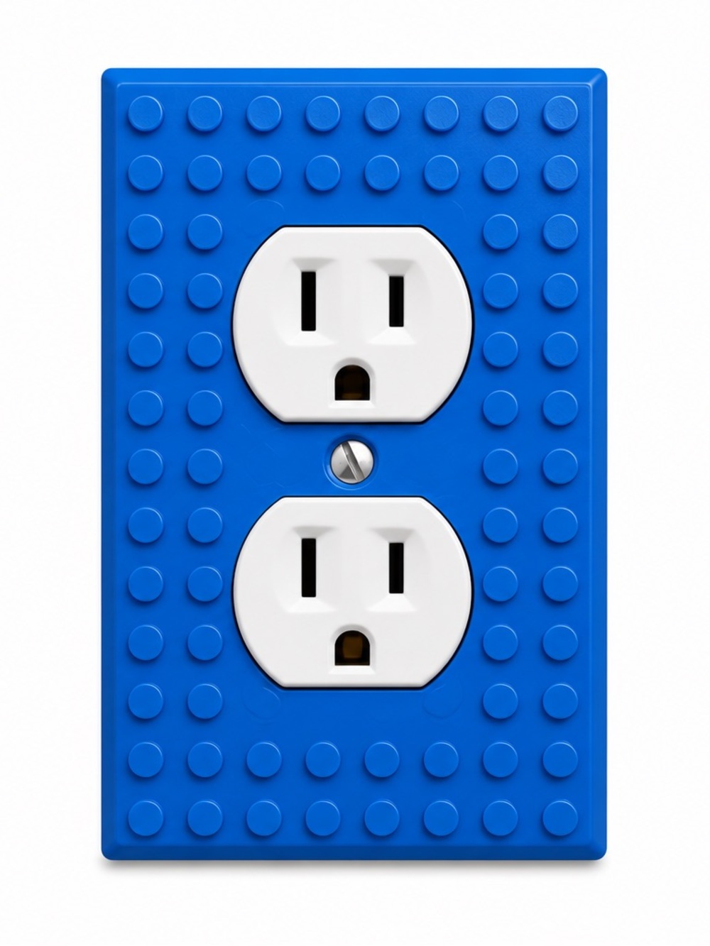 2/$25 LEGO Compatible Duplex Outlet Cover Plate 3D Printed